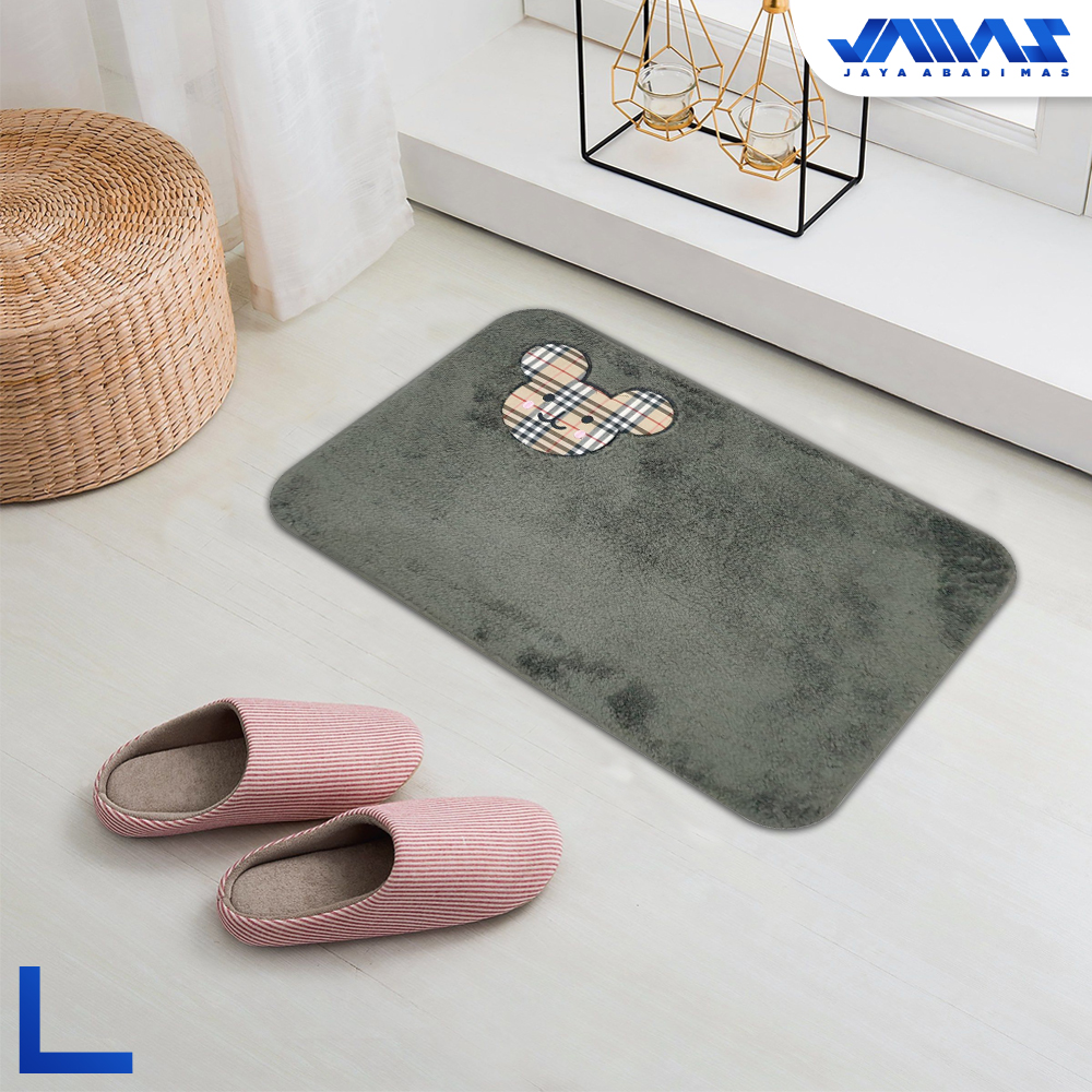 Keset Bulu Angsa Anti slip Ukuran 40x60cm Halus Lembut Karakter Anak